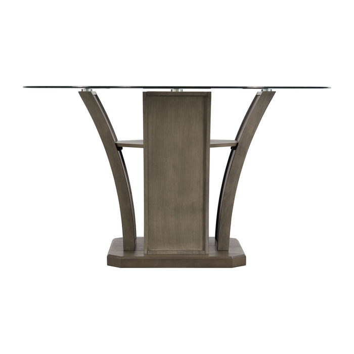 Dapper Grey Round Dining Table - American Home Express Outlet (San Antonio, TX)