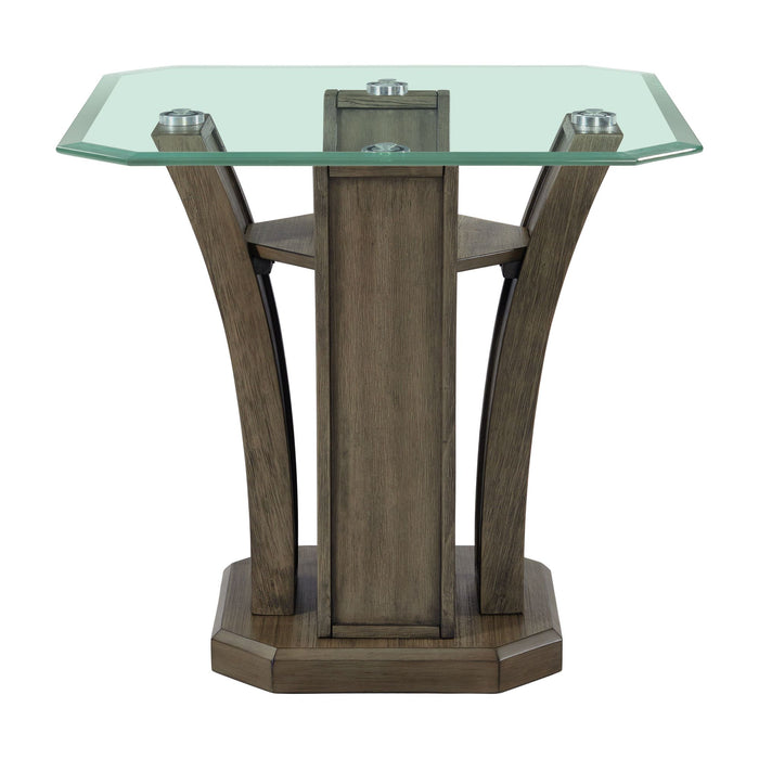 Dapper Square End Table Grey - American Home Express Outlet (San Antonio, TX)