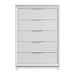 Denmark 5-Drawer Chest in White - American Home Express Outlet (San Antonio, TX)
