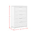 Denmark 5-Drawer Chest in White - American Home Express Outlet (San Antonio, TX)