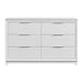 Denmark 6-Drawer Dresser in White - American Home Express Outlet (San Antonio, TX)