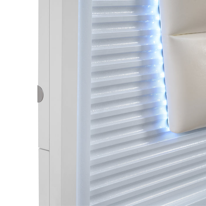 Denmark UPH Bed with Lights - American Home Express Outlet (San Antonio, TX)