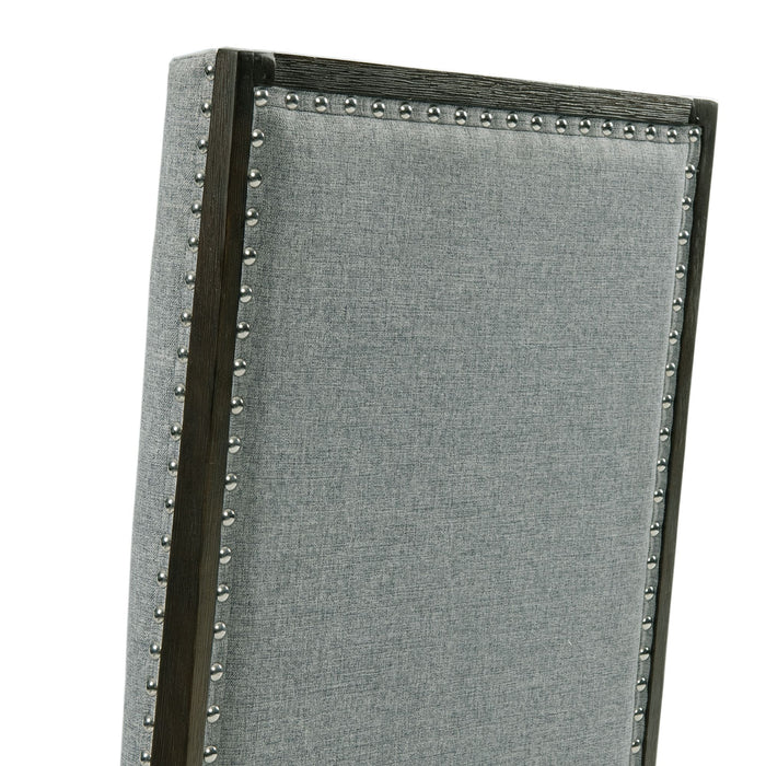 Donovan Upholstery Side Chair Dark (2 Per Pack) - American Home Express Outlet (San Antonio, TX)