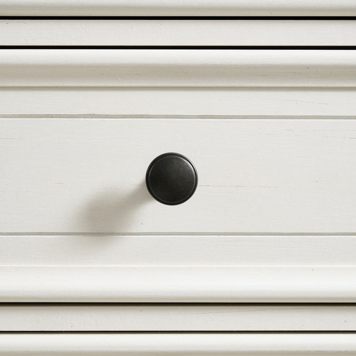 Eastwood Youth 5-Drawer Chest in Brown and Off-White