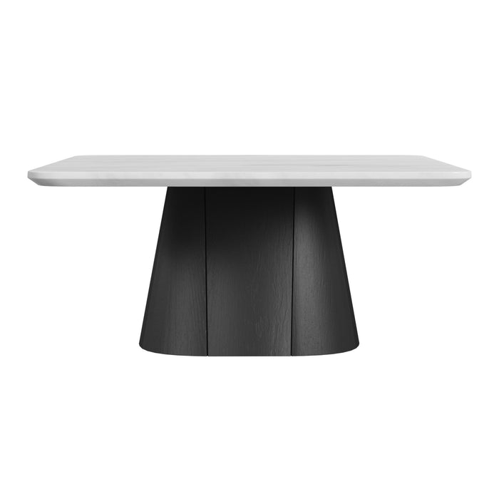 Edison Coffee Table in White and Black - American Home Express Outlet (San Antonio, TX)