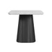 Edison End Table in White and Black - American Home Express Outlet (San Antonio, TX)