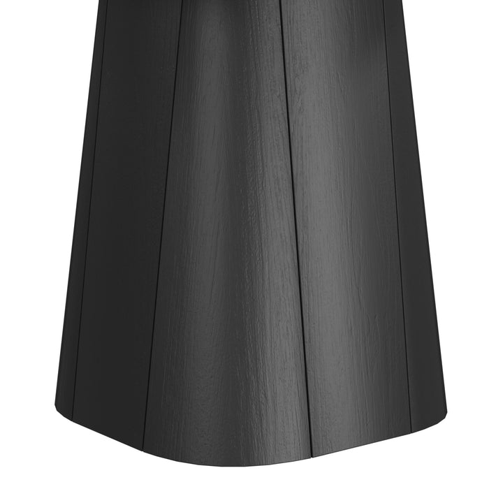 Edison End Table in White and Black - American Home Express Outlet (San Antonio, TX)