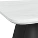 Edison End Table in White and Black - American Home Express Outlet (San Antonio, TX)