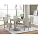 Eleanor Dining Side Chair with Heirloom Fabric in White (2 Per Carton) - American Home Express Outlet (San Antonio, TX)