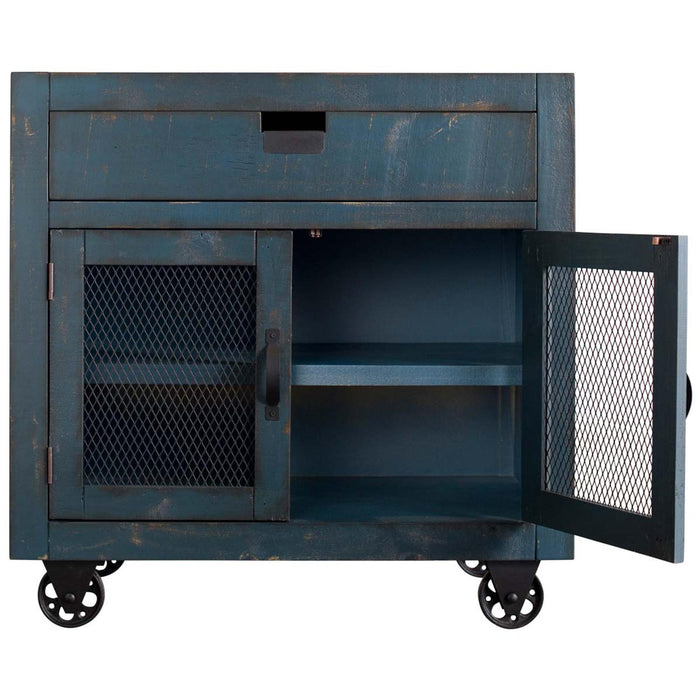 Industrial 2-Door Accent Chest