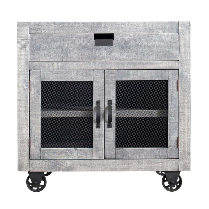 Industrial 2-Door Accent Chest