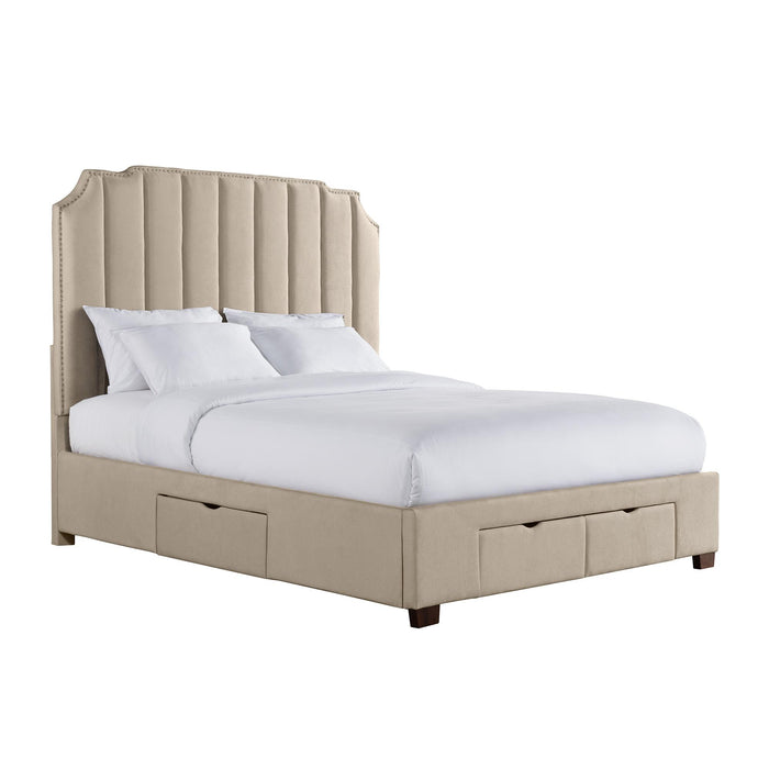 Harper King Upholstered Storage Bed