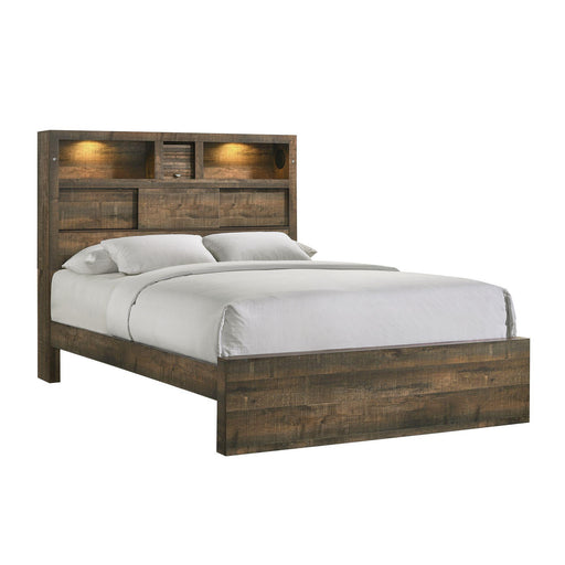 Bailey Queen Bookcase Panel Bed with Bluetooth - American Home Express Outlet (San Antonio, TX)