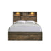 Bailey Queen Bookcase Panel Bed with Bluetooth - American Home Express Outlet (San Antonio, TX)