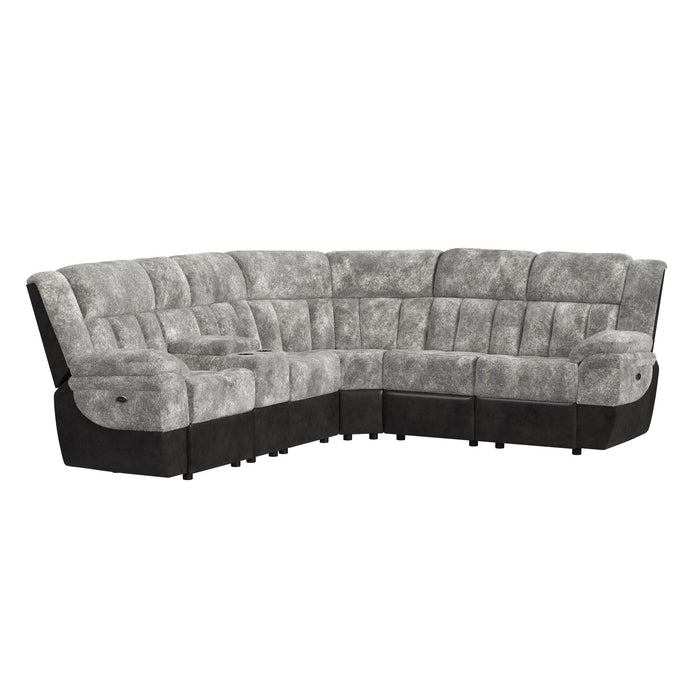 Santorini Console in Dillon/Shire Grey - American Home Express Outlet (San Antonio, TX)