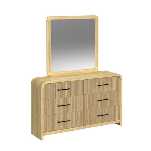 Ridgemont Dresser and Mirror Set in Natural - American Home Express Outlet (San Antonio, TX)