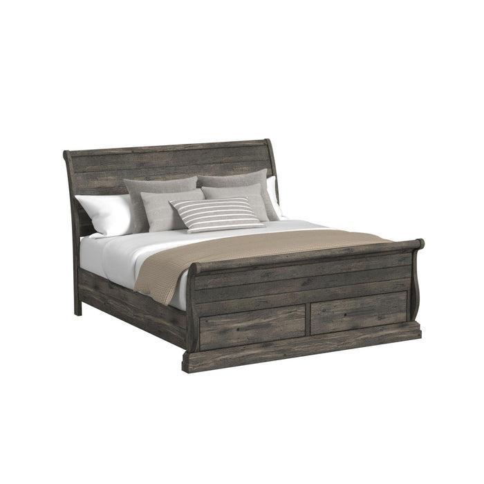 Park Ridge Sleigh Storage Bed - American Home Express Outlet (San Antonio, TX)