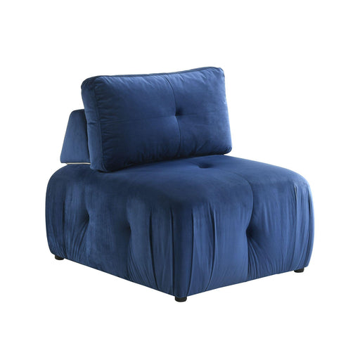 Nahla Modular Chair in Marine Dark Blue - American Home Express Outlet (San Antonio, TX)