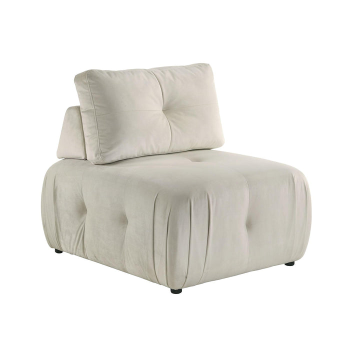 Nahla Modular Chair in Marine Cream - American Home Express Outlet (San Antonio, TX)