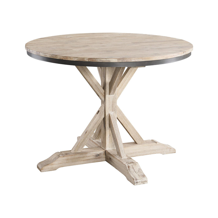 (D680-30) Callista- Round Dining Table- Beach/Natural