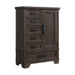 Colorado City 6-Drawer Door Chest in Charcoal - American Home Express Outlet (San Antonio, TX)