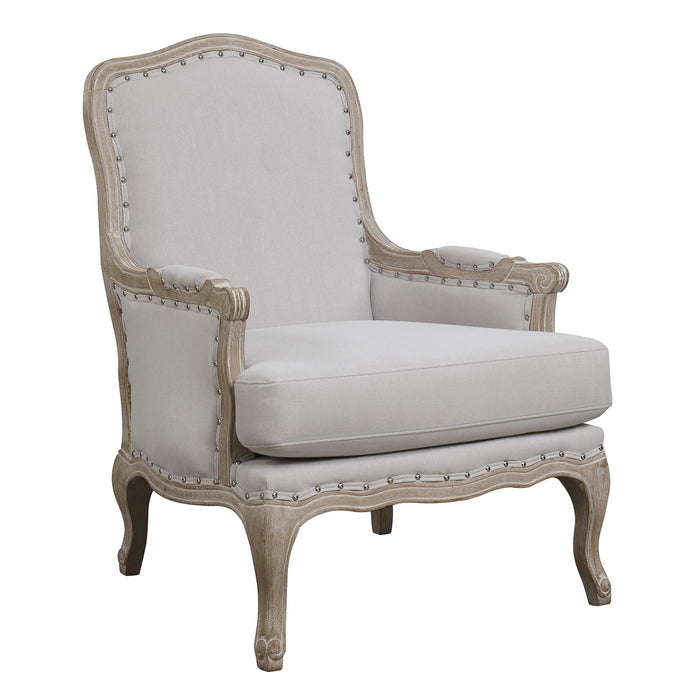 Artesia 1725 ARM Chair Midtown Taupe STA3 packaging - American Home Express Outlet (San Antonio, TX)
