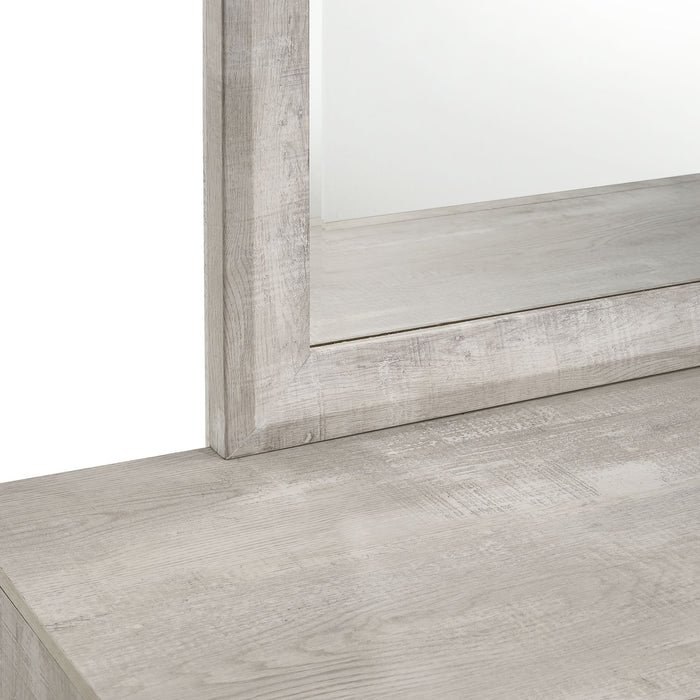 Ellen Dresser & Mirror Set White - American Home Express Outlet (San Antonio, TX)