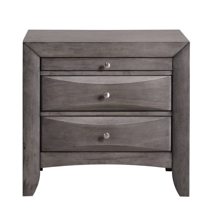 Emily Nightstand Grey - American Home Express Outlet (San Antonio, TX)
