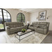 Engage Motion Sofa with DDT, Drawer and PWS in Corral Grey - American Home Express Outlet (San Antonio, TX)