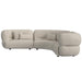 Four Seasons Sectional Set in Woolen Camel with 6 Pillows - American Home Express Outlet (San Antonio, TX)