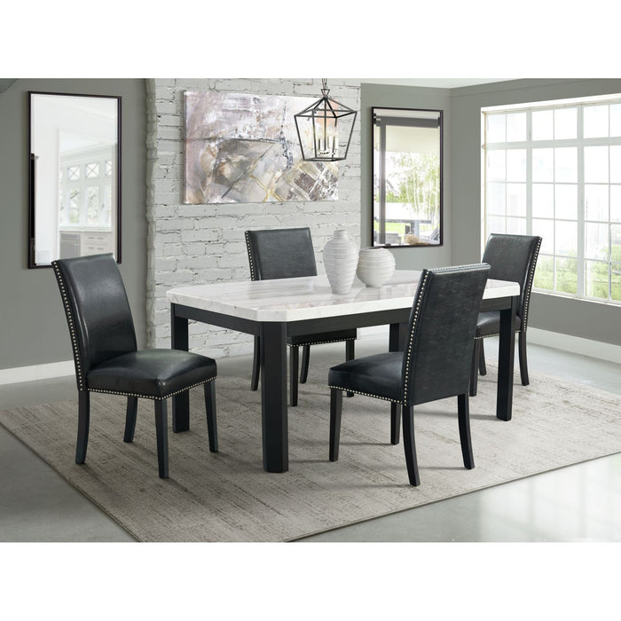 Meridian Dining Side Chair Black (2 Per Pack) - American Home Express Outlet (San Antonio, TX)