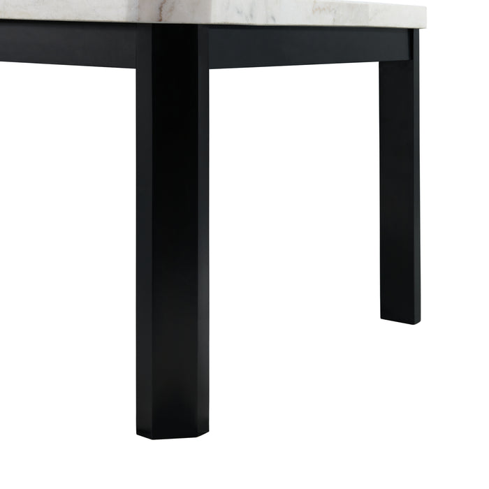 Francesca White Counter Height Dining Table