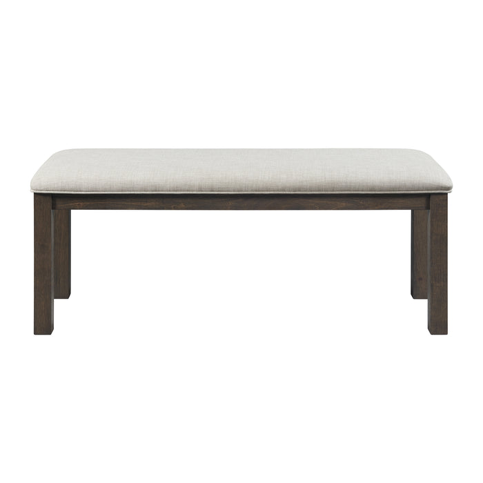 Grady 6PC Dining Set (72" Table + 4 Chairs + Bench) in Brown