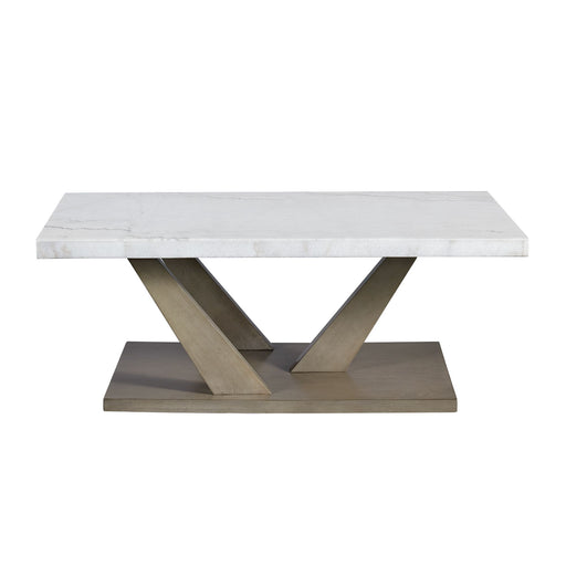 Greta Rectangular Coffee Table in grey - American Home Express Outlet (San Antonio, TX)
