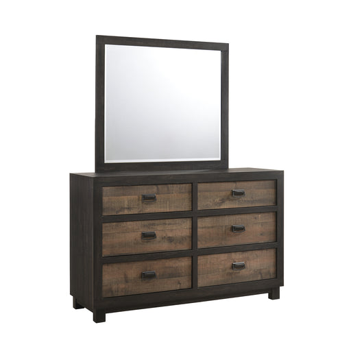 Harlington 6-Drawer Dresser w/ Mirror Set - American Home Express Outlet (San Antonio, TX)