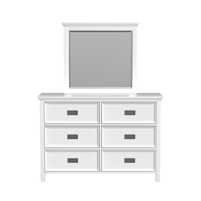 Hampton Kids Dresser and Mirror Set