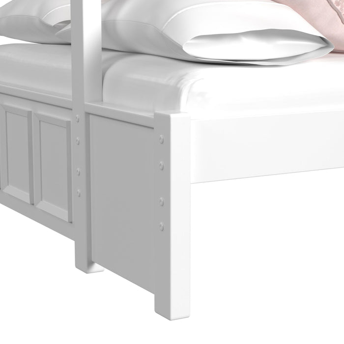 Hampton Kids Over Bunk with Ladder Bedroom Set - American Home Express Outlet (San Antonio, TX)