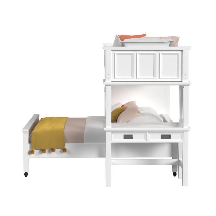 Hampton Kids Over Loft with Staircase and Desk with Speaker - American Home Express Outlet (San Antonio, TX)