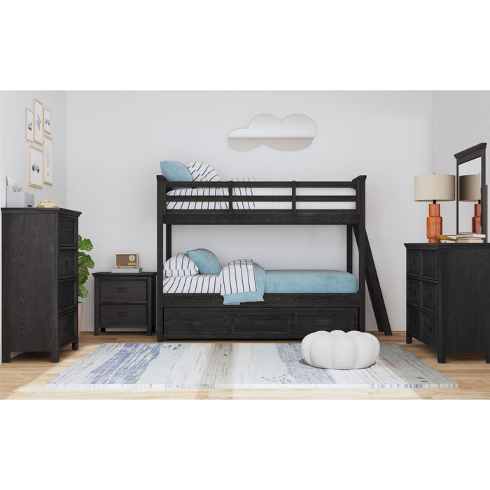 Hampton Kids Over Bunk with Ladder and Trundle - American Home Express Outlet (San Antonio, TX)