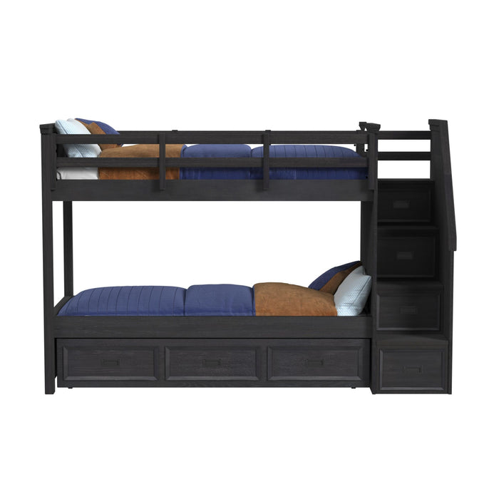 Hampton Kids Over Bunk with Staircase and Trundle - American Home Express Outlet (San Antonio, TX)