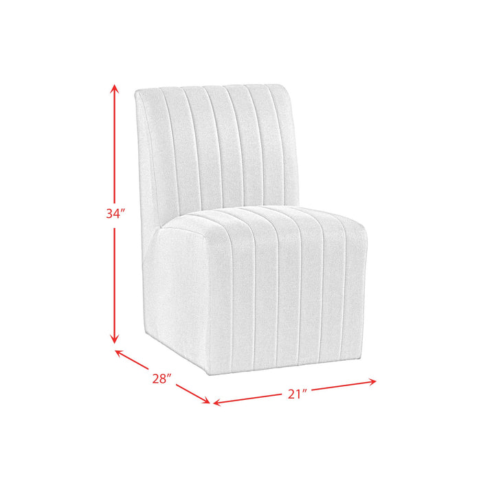 Jemma Upholstered Side Chair in Beige Linen (2 Per Carton) - American Home Express Outlet (San Antonio, TX)