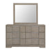 Kelis Dresser and Mirror Set in Grey - American Home Express Outlet (San Antonio, TX)