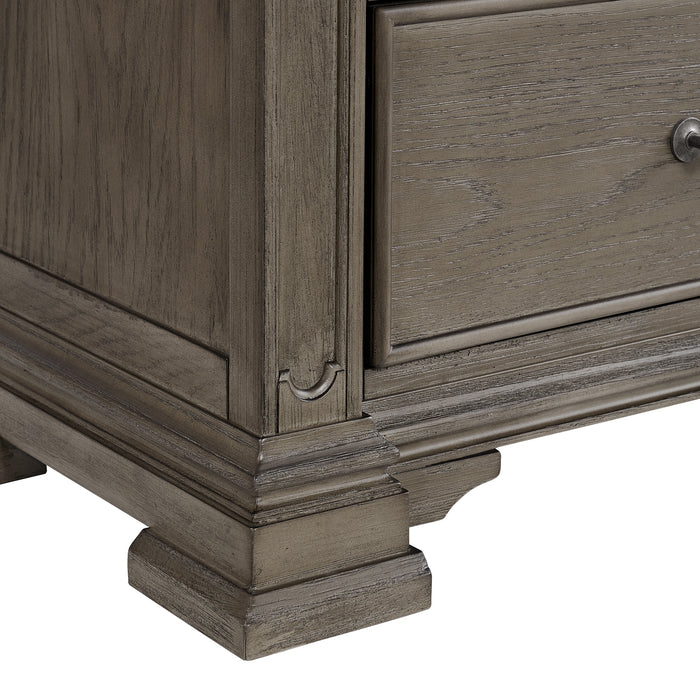 Kings Court 1 Door and 7-Drawer Chest in Grey