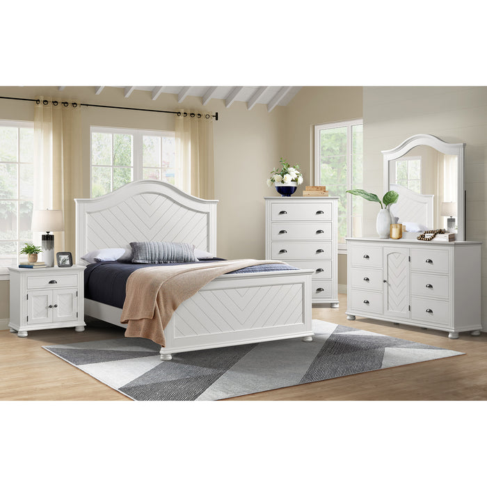 Kona 5-Drawer Chest in White - American Home Express Outlet (San Antonio, TX)
