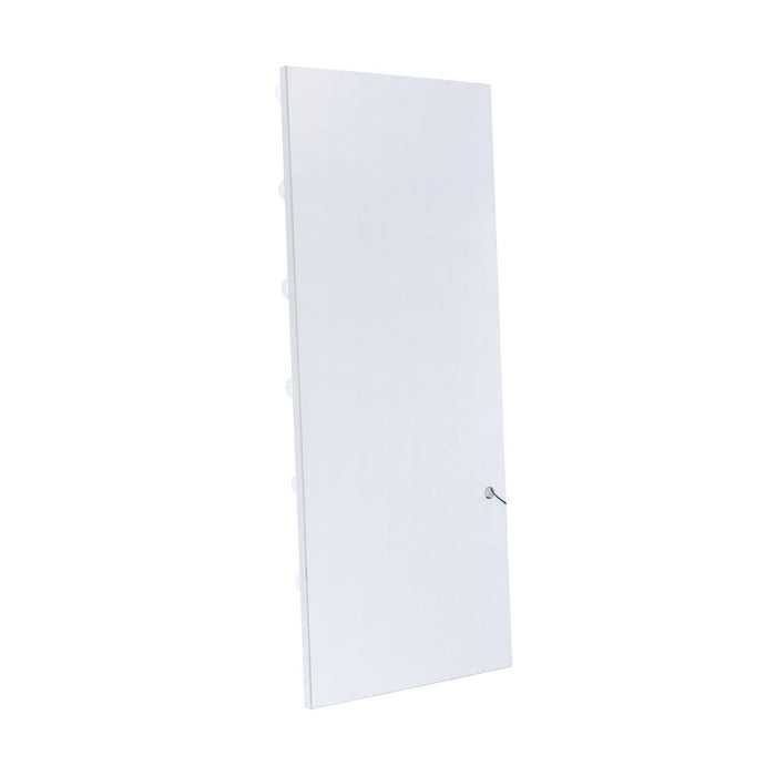 Lindy Floor Mirror with Lights in White - American Home Express Outlet (San Antonio, TX)