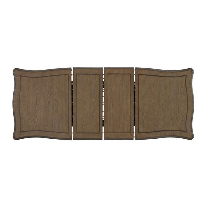 Madison Park Rectangular Dining Table with 2 18" Leaves in Walnut - American Home Express Outlet (San Antonio, TX)