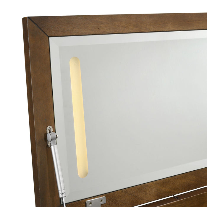 Malibu Dressing Table in Walnut - American Home Express Outlet (San Antonio, TX)