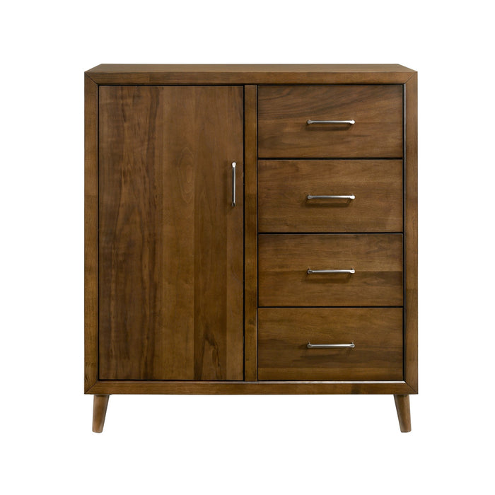 Malibu 4-Drawer Chest in Walnut - American Home Express Outlet (San Antonio, TX)