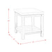Marcello w/ White Top - End table - American Home Express Outlet (San Antonio, TX)