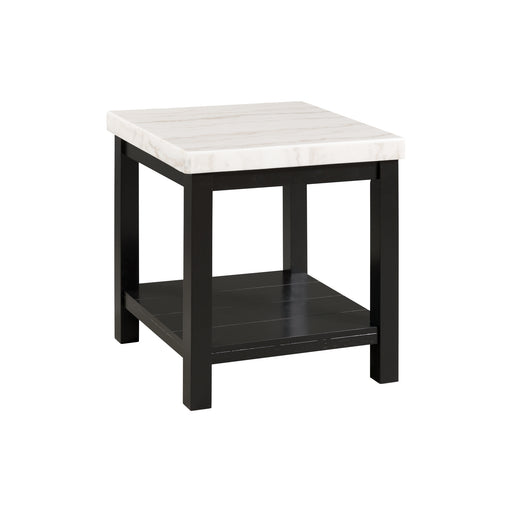 Marcello w/ White Top - End table - American Home Express Outlet (San Antonio, TX)
